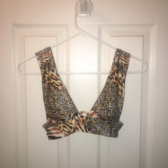 Andi Bagus Other - Andi Bagus Cheetah Print Bikini Top